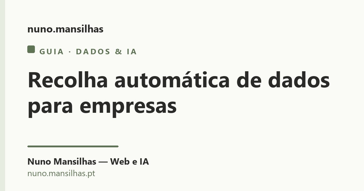 Recolha automática de dados para empresas: o que é e quanto custa